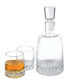 Park Avenue European Mouth Blown Lead Free Crystal Park Avenue 5 Pieces Whiskey Set
