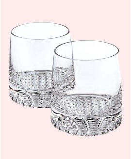 Park Avenue European Mouth Blown Lead Free Crystal Park Avenue Whiskey Set 4 Pieces Rocks Set