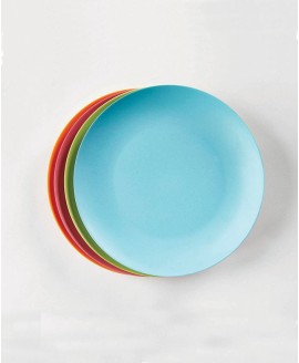 Bamboo Fiber Dinner Plates  Set of 4