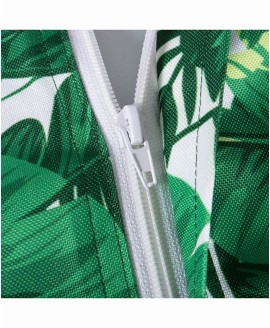 Banana Leaf Outdoor Table cloth with Zipper 52