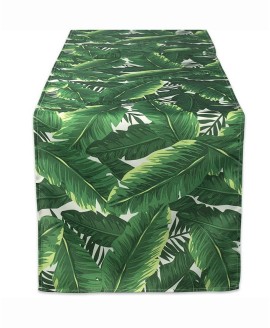 Banana Leaf Outdoor Table Runner 14