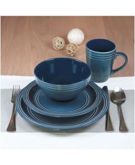 Allure 16 Piece Dinnerware Set  Service for 4