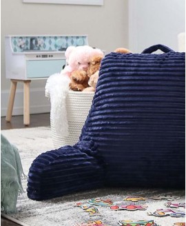 Cut Plush Striped Reading Pillow with Arms Collection