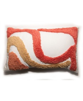 Abstract Shag Decorative Pillow  20