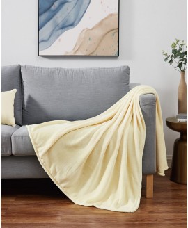 Solid Plush Throw  50 Solid Plush Throw  50