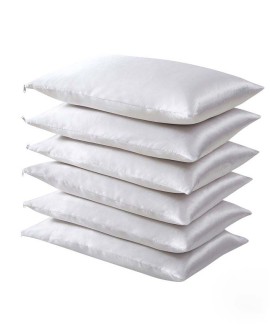 Satin Hair Keeper 6-Pack Pillow Protector Set  Standard Satin Hair Keeper 6-Pack Pillow Protector Set  Standard