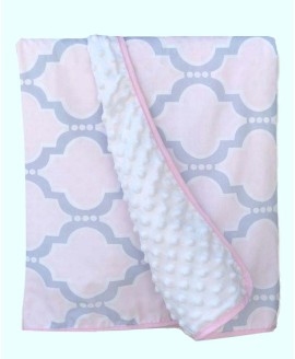 Reversible Chenille Dot Baby Blanket Reversible Chenille Dot Baby Blanket