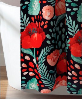 Poppy Garden Shower Curtain  72