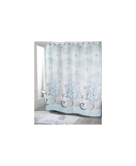 Coastal Terrazzo Shower Curtain