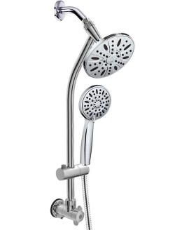 28-inch Drill-Free Stainless Steel Slide Bar Combo