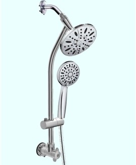 28-inch Drill-Free Stainless Steel Slide Bar Combo